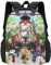 Fashion Game Pik-min Rucksack, Cartoon-Computertasche, lässiger Tagesrucksack mit verstellbaren Trägern, Unisex, merhfarbig, One size