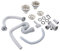 Kit de Desagüe del Fregadero de Cocina, S Benado Kit de Desagüe de Doble Fregadero con Desagües Dobles para el Baño de Baño