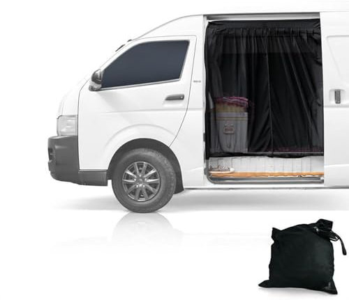 NEWFUN Mosquitera Furgoneta, Mosquitera Camper, Mosquitera Furgoneta Campe, 165 * 165 Mosquitera para Caravana, Puerta Trasera de Tienda de Coche para SUV Furgoneta Camping, Magnetismo