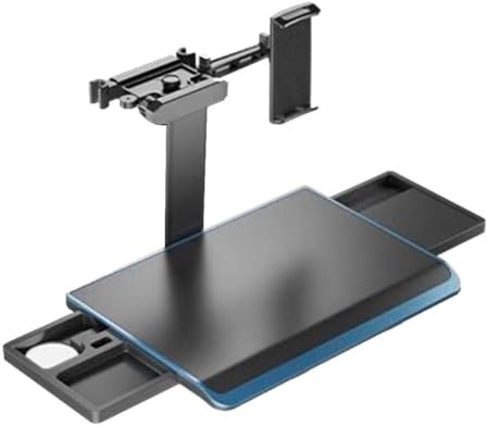 Grand bureau de voiture pliable pour ordinateur portable - Plateau de voyage pour siège passager arrière - Pour ordinateur portable, voiture, tablette