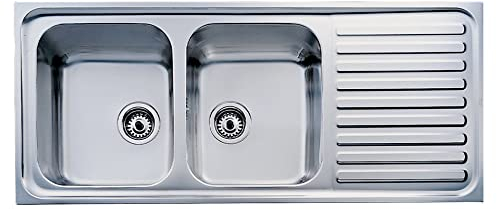 Teka - Fregadero Teka Classic 2C 1E Color Inox Ref 10119023 Mueble De 80 Cm