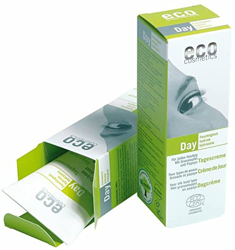 eco cosmetics Tagescreme mit Granatapfel und Papaya (2 x 50 ml)