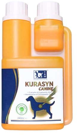 TRM Pet Kurasyn Canine Joint Aid For Dogs & Food Supplement - Perfect To Maintain Healthy Mobility During Rehabilitation, For Senior Dogs And For Joint Care (240ml)
