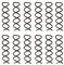 LEBQ Schwarz Spirale Haarspange Spiral Pin Spirale Haar Clip Spin Clip Brötchen Haarnadel für DIY Haar Stil 20 Stück