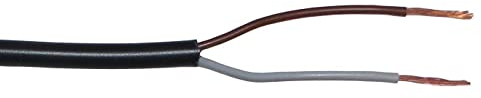 Lumonic 50m FLRYY Fahrzeugkabel 2 adrig I Fahrzeugleitung mit Kabelquerschnitt 2x 0,35mm² I Kabel Anhänger 2 polig, Anhängerkabel mehradrig