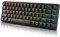 DURGOD Hades 68 RGB Mechanical Gaming Keyboard - 65% Layout - Cherry Profile - Doubleshot PBT - USB Type C - Aluminium Chassis (Cherry Red, Black)