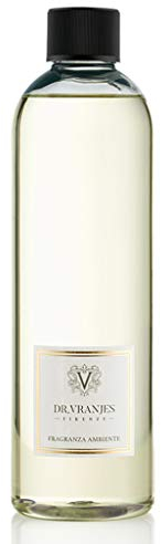 Dr. Vranjes - Ginger Lime 500 ml Nachfüller + Doppelback weiße Stäbchen (3 Stück) - Luxus-Raumduft, Made in Italy