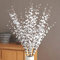 OUKEYI Lot de 10 Fleurs de Jasmin artificielles de 75 cm de Long pour Mariage, Bricolage, Art Floral, Maison, Bureau, décoration de fête (Blanc)