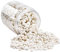 WANDIC 500g Decoration Stone, White Natural Polished Stone Small Decorative Pebbles for Home Decoration Art Craft Vase Filler Fish Tank Houseplant Filler