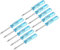 sourcing map Mini Fendue Tournevis, 2.0mm Plat Tête 45mm Longueur pour Petit Appareils électroménagers Réparation, 10 Pcs