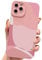 ECZOIL Compatible with iPhone 11 Pro Max Case 6.5 Inch,cute painted art lens protective slim soft phone case for iPhone 11 Pro Max for women girl-Pink