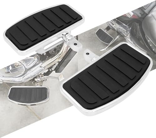 HCmotorku Repose-pieds larges réglables pour moto Convient pour VTX 1800 1300 C50 VL800 VL400