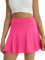 fuinloth Tennisrock Damen Sportrock mit Hose Rock mit Short Integriert Golfrock Sommerrock mit Taschen Rot M 36-38