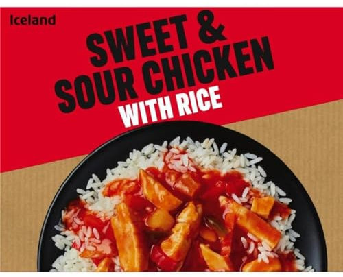 Iceland Sweet and Sour Chicken with Rice 400g (Frozen)