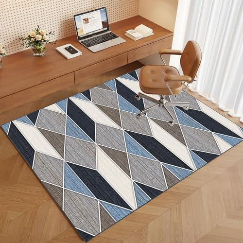 Bodenschutzmatten für Bürostühle - Teppich Unterlage-Kratzfest Rutschfest für Parkett und Hartböden - Schreibtischstuhl Unterlage Gaming Stuhl Unterlage - Drehstuhl Unterlage für Laminat 160 x 200 cm
