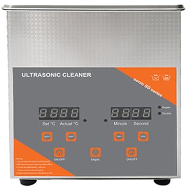 Ultrasonic Cleaner 800ml, 40KHz, for Eyeglasses, Glasses, Sunglasses,Jewelry, Watches, Dentures Home Appliance,2L-60W