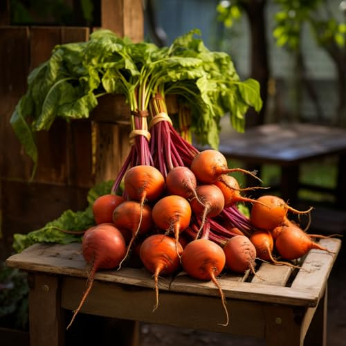 100 Pcs Zuckerrüben Samen, Rhabarber Pflanzen Samen, Gemüsesamen Alte Sorten Rote Beete Samen - Beta Vulgaris - Gemüse Samen Alte Sorten, Deko Wohnzimmer Bio Saatgut, Seltene Pflanzen