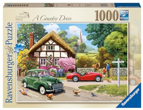 Ravensburger Leisure Days No. 9 A Country Drive 1000 Piece Jigsaw Puzzles for Adults and Kids Age 12 Years Up