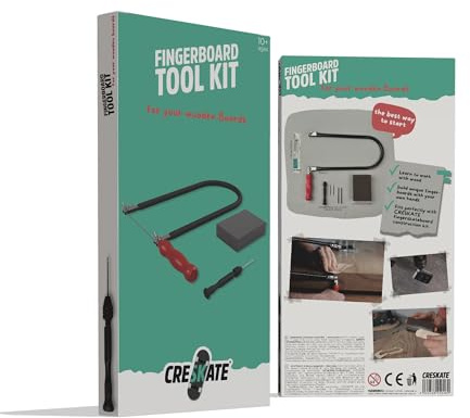CRESKATE Fingerboard Tool Kit – Profi-Werkzeugset für perfektes Sägen & Bohren – Made & Engineered in Germany