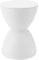 YIPOKELSM Tabouret d'appoint en sablier, tabouret de décoration de Forme Ronde, Moderne et Simple, Style Nordique, for salon, Chambre à Coucher, Cuisine (Rose)(White)