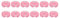 Abdeckungen – 12 Stück 20,2 mm transparent gefrostet für Kailh Cherry TTC Switches – für Gamer (Pink)