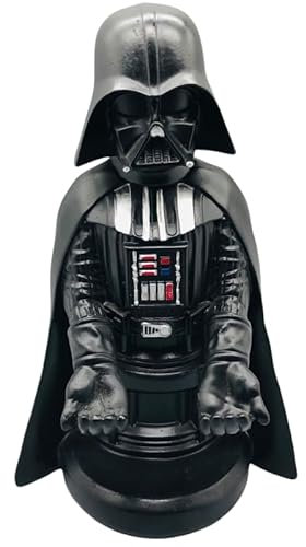 REOZIGN Darth Vader Figur, Stormtrooper, Anime 19 cm Handmade PVC Game Character Mobile Phone Holder Model Decoration Craft Gift (Schwarz)