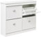 Warmiehomy 4 Drawers Shoe Cabinet for Hallway, Flip Down Shoe Storage Cabinet with Adjustable Shelf for Entryway, Living Room 105cm x 24cm x 83cm White