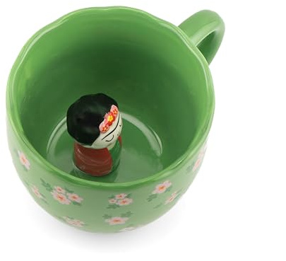 Sass & Belle Frida Kahlo Surprise Mug – Unique Artistic Coffee Cup for Frida Fans – Novelty Tea Cup & Coffee Mug from Sass and Belle