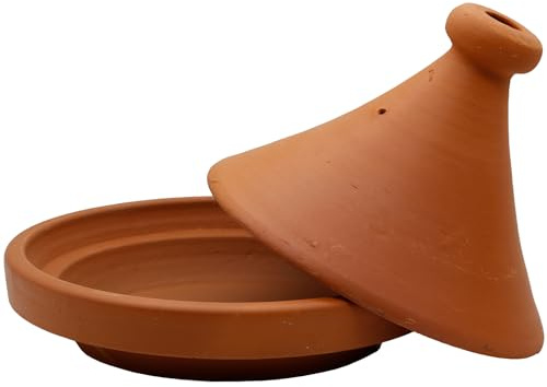 Tajine Cocotte marocaine en argile pour 1 à 2 personnes Ø 25 cm Non émaillée
