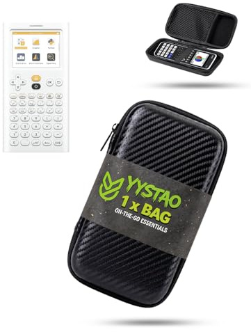 yystao Tasche für Texas Instruments BA II Plus Grafikrechner, Eva Schutzhülle mit Netzfach, Wasserabweisender Stoßfester Taschenrechner