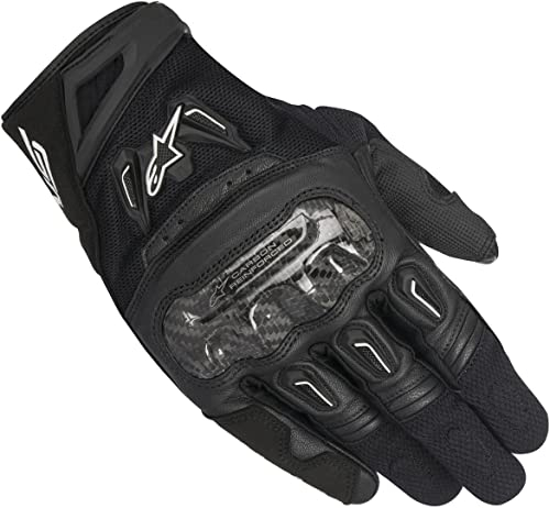 Alpinestars SMX-2 Air Carbon v2 Handschuh schwarz L - Motorradhandschuhe, 2029_22850