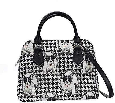 Signare Damen Umhängetasche mit Hundedesign (Französische Bulldogge)