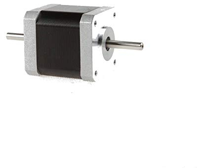 ACT Motor 1 Stück Schrittmotor Nema17 2,5A 0,48 Nm 42,3x42,3x48mm 1,8 Grad 4 Drähte Stepper Motor für CNC und Roboter 17HS5425B Dual Shaft