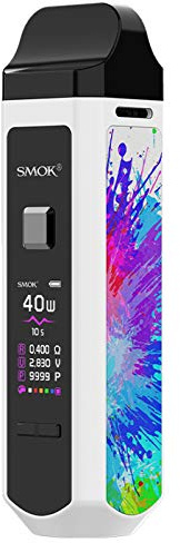 SMOK RPM40 KIT 4.3ML 1500mAh Batterie 40W POD MOD kein Nikotin (Weiß)