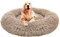 GDDO Premium Orthopädisches Haustierbett für große und extra große Hunde,Donut Hundebett Weiches Plüsch Rundes Hundesofa mit Wasserfeste Unterseite,Hundekörbchen waschbar (90cm)