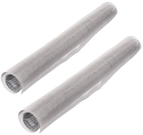 SOFIALXCWire Mesh Maille Métallique Filtre d'acier Inoxydable Grillage Fines 60 Mesh Longueur 100cm pour Portes Et Fenêtres Empêcher-50cm wide2pcs