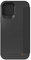 ZAGG Gear 4 Wembley Flip Folio D30 Protective Case for iPhone 12 / Pro, Slim, Shockproof, Wireless Charging, (Black)