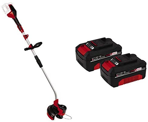 Einhell GE-CT 36/30 LI e solo 3411300 Tagliabordi Elettrico Senza Fili Senza Asse & Originale Batteria Pxc-Twinpack 4.0 Ah Power X-Change, Li-Ion, 18 V, 2X 4.0 Ah, Adatta A Tutti I Dispositivi Pxc