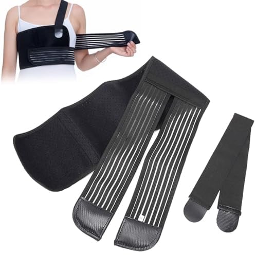 Gebrochener Rippengürtel, atmungsaktive elastische Rippenstütze Klammer für Männer und Frauen gebrochener Rippen -Rippenfixierungsgürtel für geknackte, gebrochene oder druzierte Rippenschutz (m)