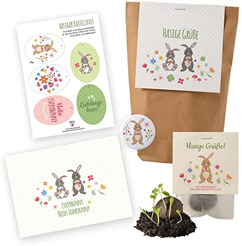 Hasige Grüße nachhaltige Wundertüte Ostern Überraschungstüte Ostern Mitbringseltüte Ostern Aufmerksamkeit Ostern Mitgebseltüte Ostern give-aways Ostern Wundertüte Kinder Osternest Überraschung