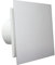 VENTS NAZAIR Platinum 100 mm 4’’ Luxury Designer Bathroom Fan – Standard Model - Quiet Powerful 4 inch Silent Extractor Silver-white for Showers Humid Rooms to Eliminate Moisture Humidity