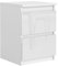 meble masztalerz Nachttisch Weiß Hochglanz 2 Schubladen 40 cm Nachtkommode, grifflose Schubladen, Nachtschrank, Bedside Table, Kommode Weiß, Schubladenschrank