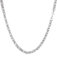 AFSTALR Herren Königskette Silber Schmuck für Herren ，Edelstahl Breit Herrenkette Männer 6mm Byzantinische Kette Halskette für Herren Länge 60cm
