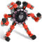 Ainiv Fingertip Toy, Sensorische Fidget-Spinner, Spinner Spielzeug, Spinner Toy, Spin Toy, Transformierbare Mechanische Spinner Kreisel Stressabbau Spielzeug, Geschenk Für Kinder Und Erwachsene(Rot)