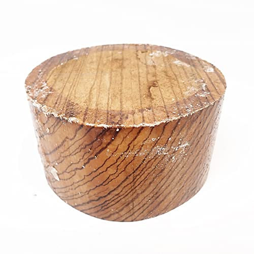 Turners' Mill Bowl Turning Blank - Zebrano, 5x3