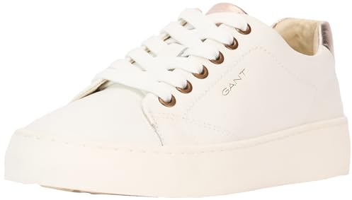GANT FOOTWEAR Damen LAWILL Sneaker, White/Rose Gold, 39 EU