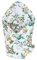 BabyLux Einschlagdecke BABYHÖRNCHEN 75 x 75 cm Baby Neugeborene Erstausstattung (123. Waldtiere)