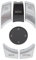 6 Stück Auto-Media-Controller-Taste, Zentrale Steuerung Multimedia-Taste ABS Versilbert für F20 F21 F22 F23 F87 F30 F31 F34 F35 F32 F33 F36 F82 F83 (NAV-CD)