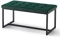 CLIPOP Gepolsterte Sitzbank Esszimmerbank 100 cm mit Samtbezug und Metallbeine Küchenbank Polsterbank im Moderner Stil für Esszimmer Flur Schlafzimmer Garderobe Küche (grün)