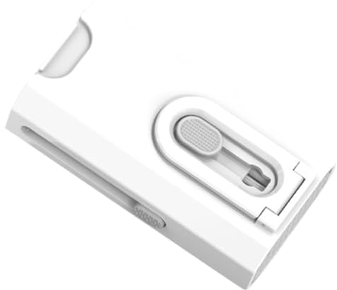 OSALADI Lightweight Portable Electronics Cleaning Kit Keyboard Cleaner Earphone Cleaning Brush Multi-Function for Laptop Camera Phone Screen Convenient for Home Office White